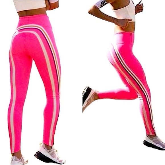 FP Movement NWT Run Racer Leggings in Pink Size Large - Picture 2 of 3